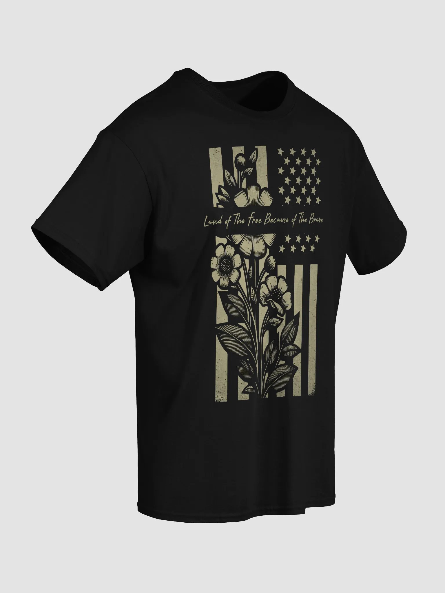 4th of July Floral Classic Unisex T-Shirt product image (4)