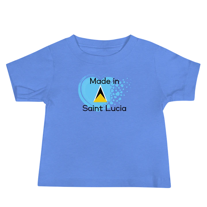 Made in Saint Lucia Baby Tee product image (4)