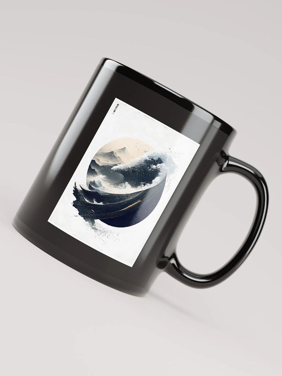 Geometric abstract art in Japanese style (front & back) product image (4)