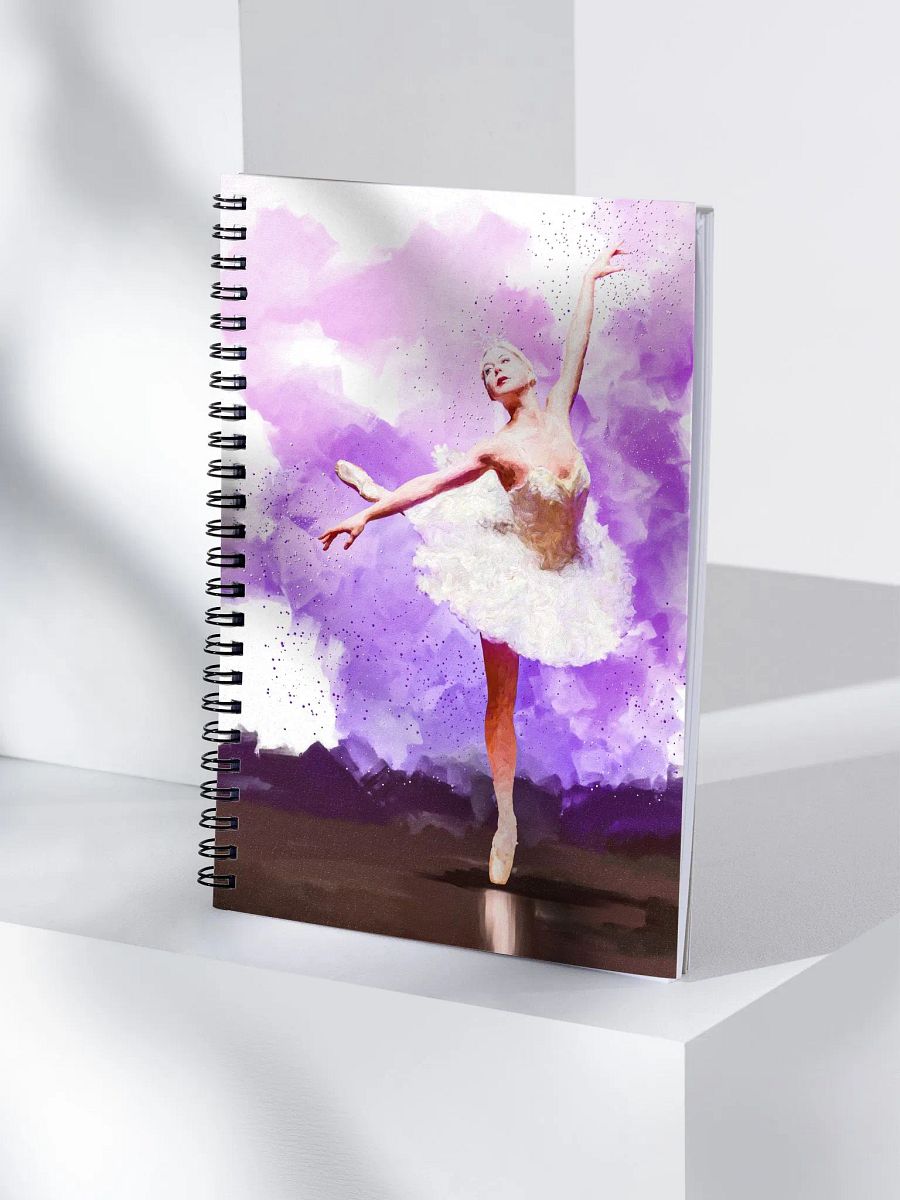 Arabesque Movement - Ballet Dancer Spiral Notebook product image (4)