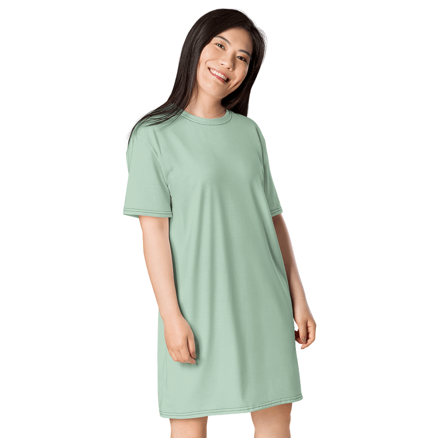 Oversized T-Shirt Dress - Serene Edgewater, Sizes 2XS-6XL product image (4)