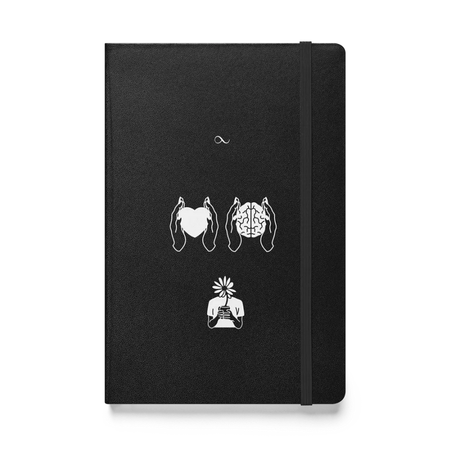 Pixelated Feline Trio Hardcover Notebook product image (1)