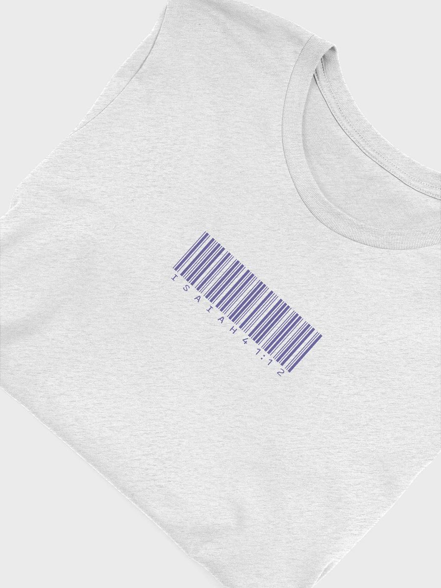 Isaiah 41:12 Barcode Tee Unisex product image (14)