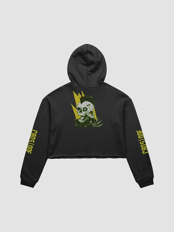 CANSONE _ CLASSIC LAMETTA STRETTA _CROP HOODIE product image (2)