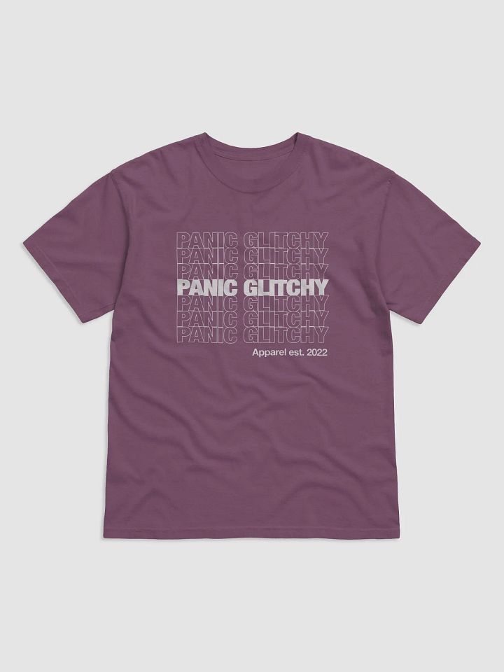 Panic Glitchy Grocery (white edition) Tee product image (1)
