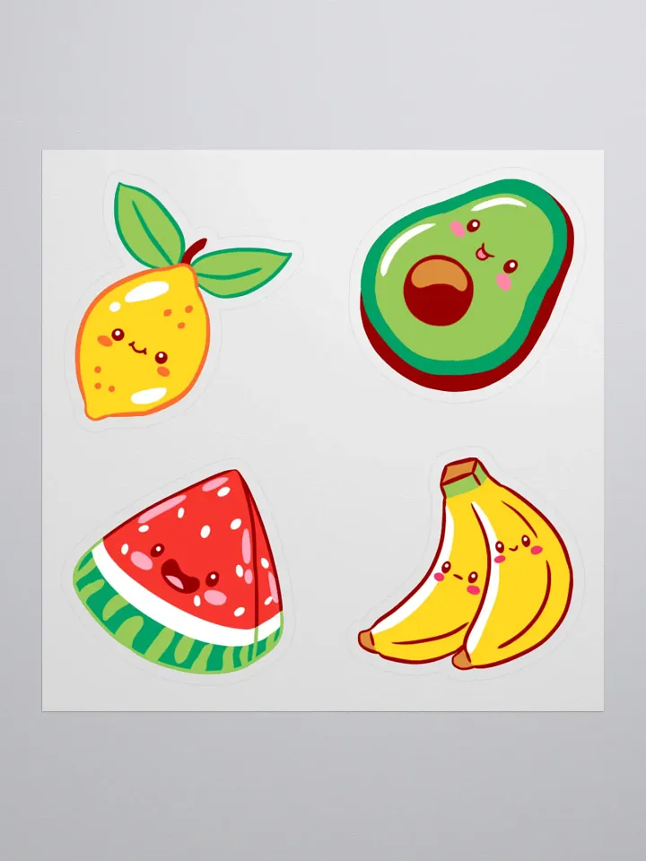 Whimsical Fruit Friends Sticker Set product image (2)