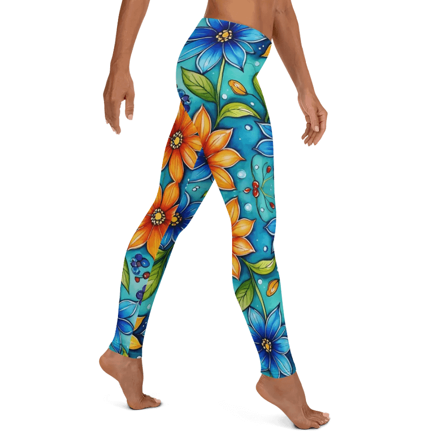 Leggings – Multicolor Floral Print for Vibrant & Stylish Comfort product image (11)