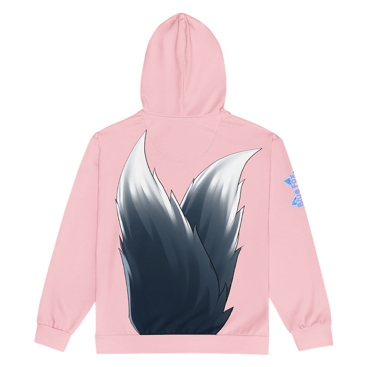 Two Tails Anniversary Edition! Blue Fox Hoodie - Pink product image (1)