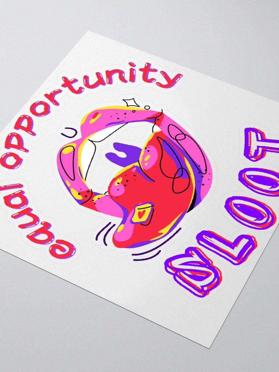 Equal Opportunity SLOOT Tongue Sticker product image (7)