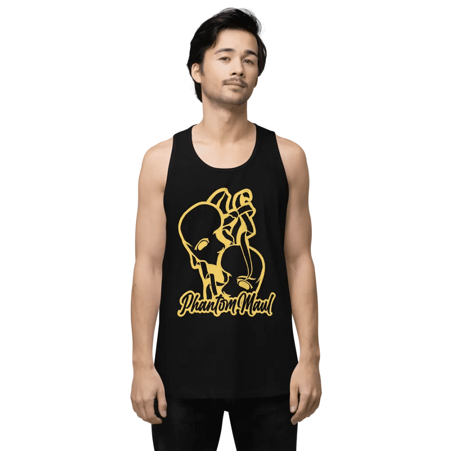 Yellow Big Logo Men's Tank Top product image (15)