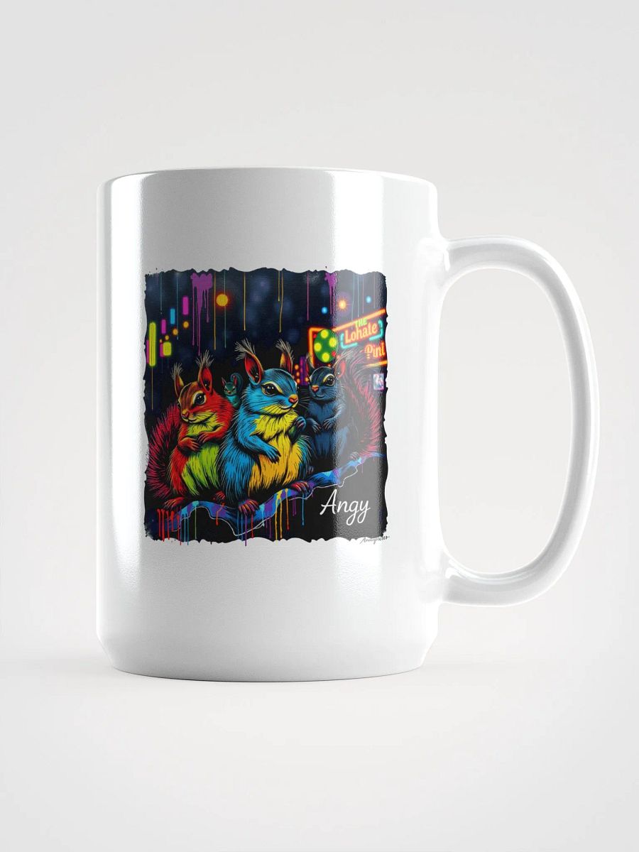 Neon Squirrel Trio Mug product image (1)