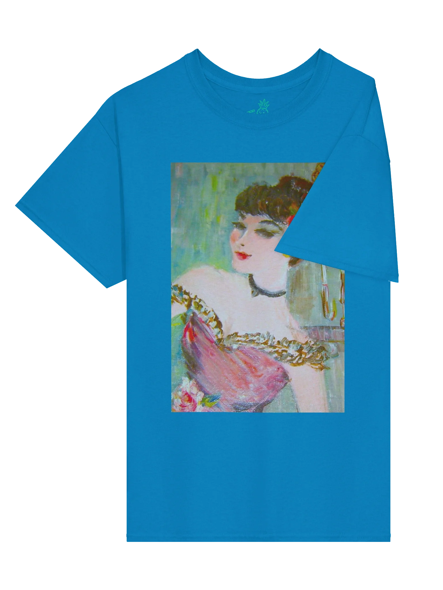 19th Century French It Girl Portrait Boxy Fit Unisex T-Shirt product image (19)