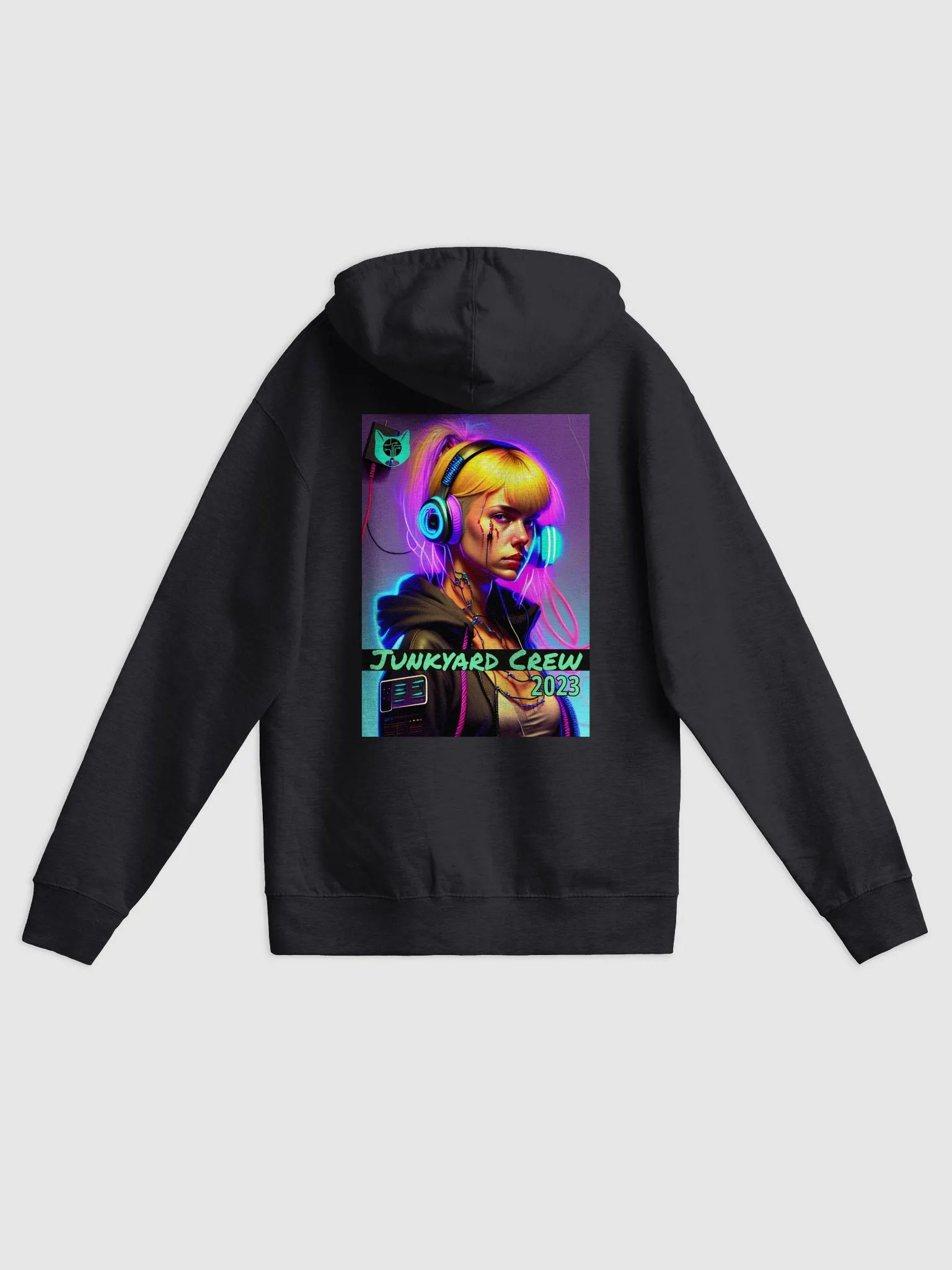 NEON ONE Back Print Zip-Up Hoodie (US SHIPPING) product image (1)
