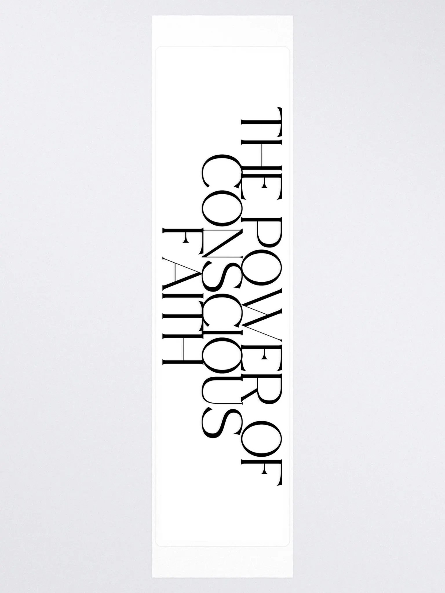 The Conscious Faith Affirmation Sticker product image (3)