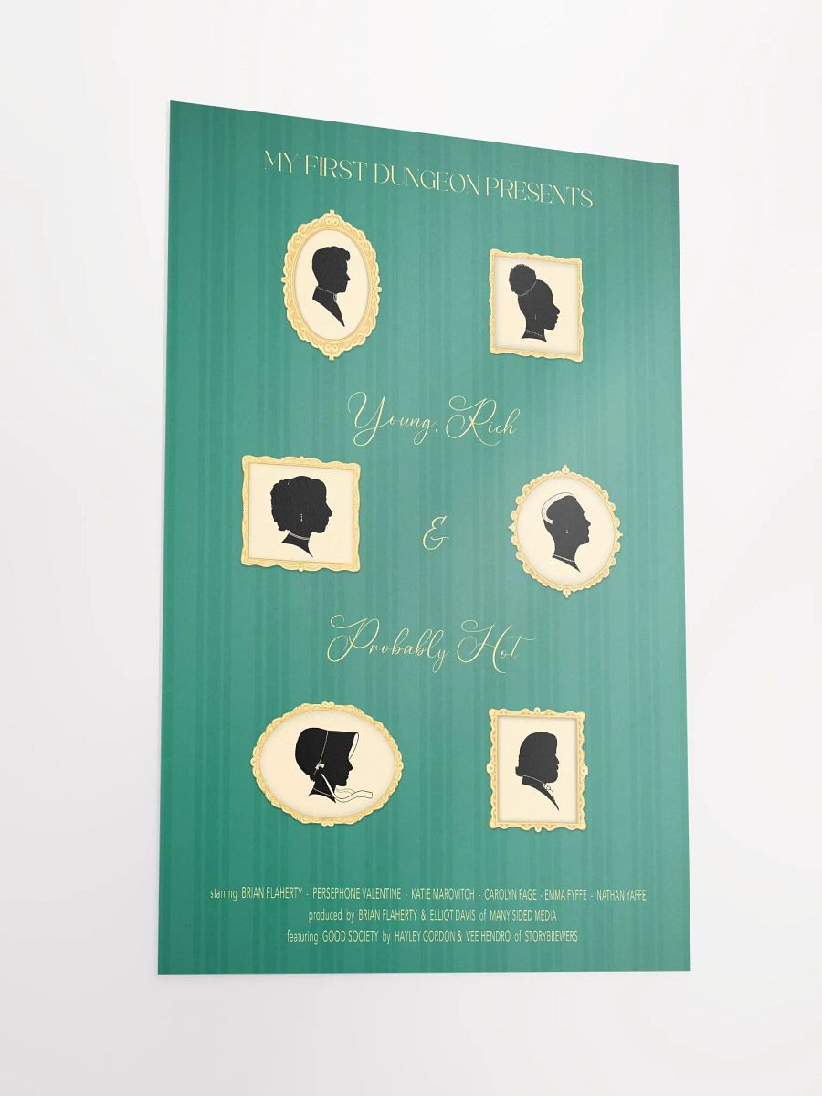Young, Rich & Probably Hot - Good Society Poster product image (2)