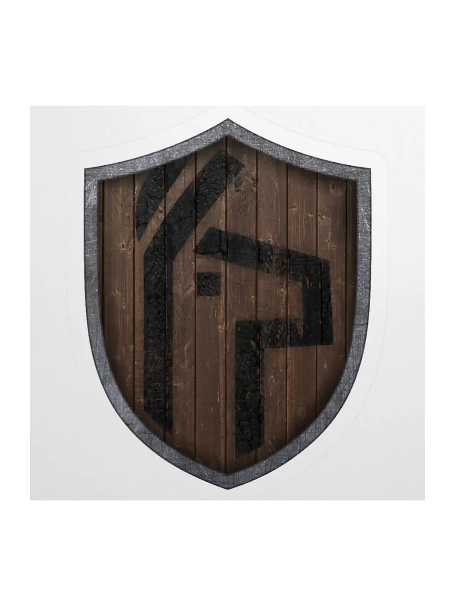 MrLlamaSC Shield Sticker product image (1)