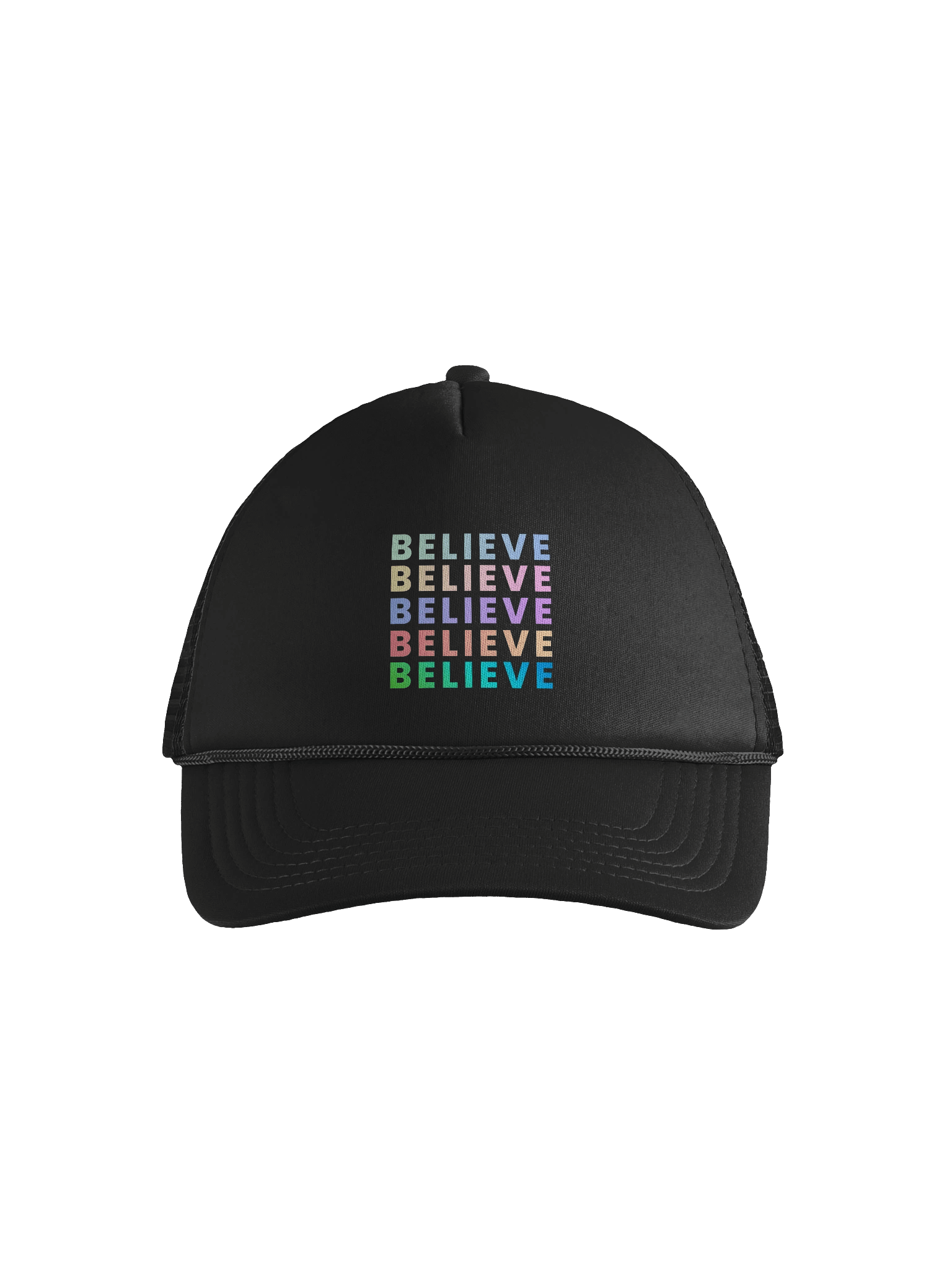 Believe in Color Trucker Hat product image (2)