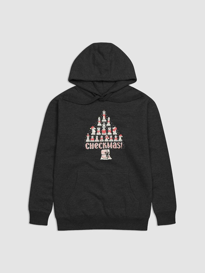 Cotton Heritage Unisex Premium Hoodie Festive Checkmate Chess - Santas White pieces product image (1)