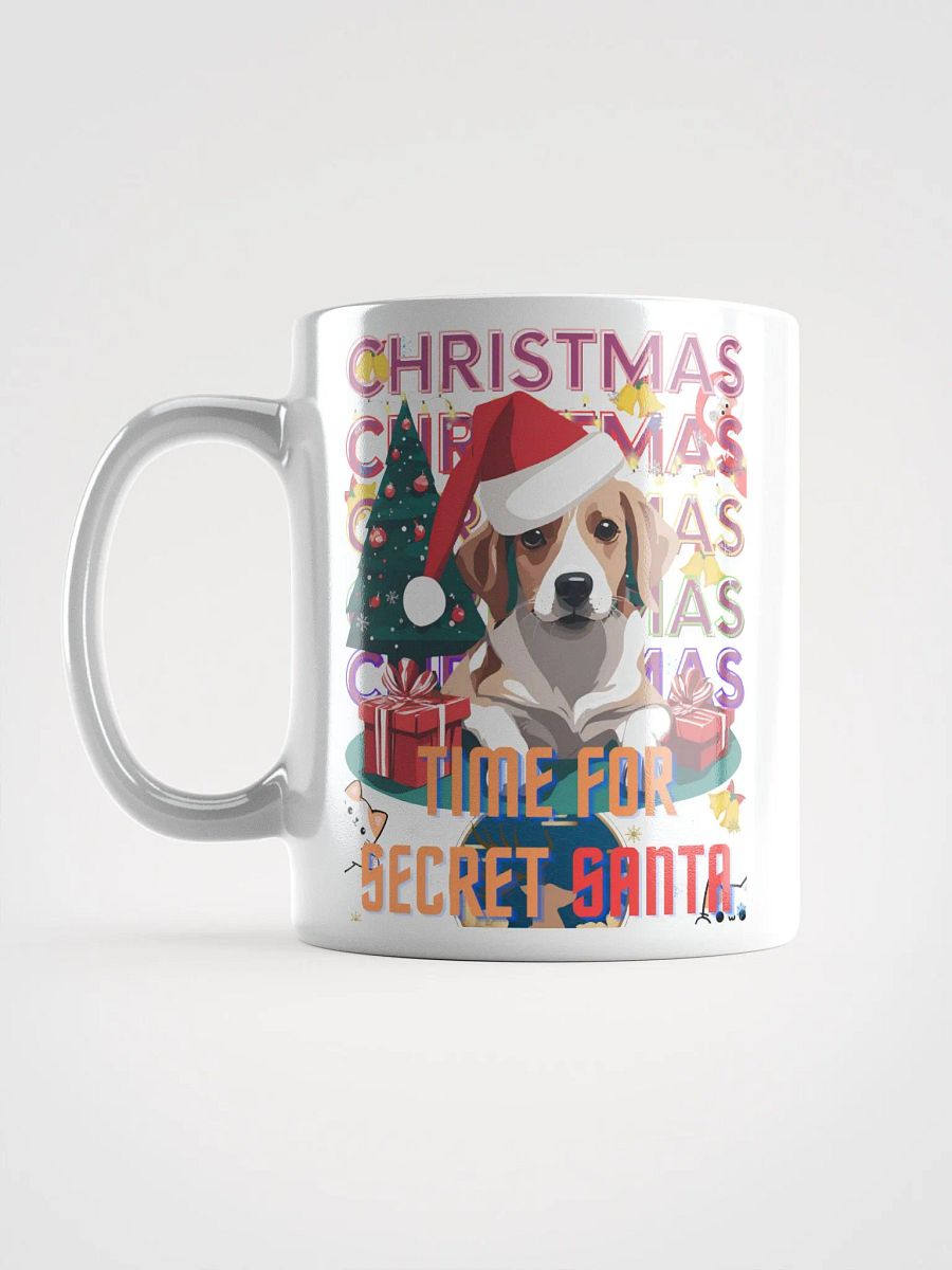 Secret Santa Paws White Glossy Mug product image (6)