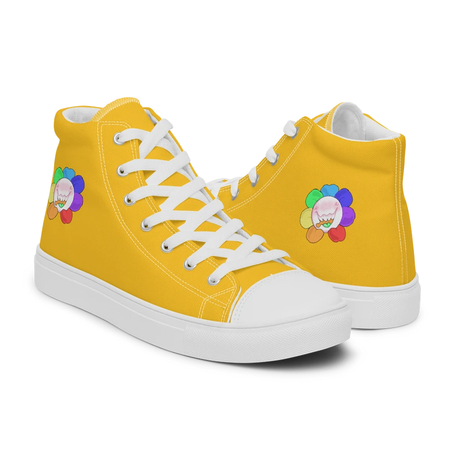 Yellow and White Flower Sneakers product image (45)