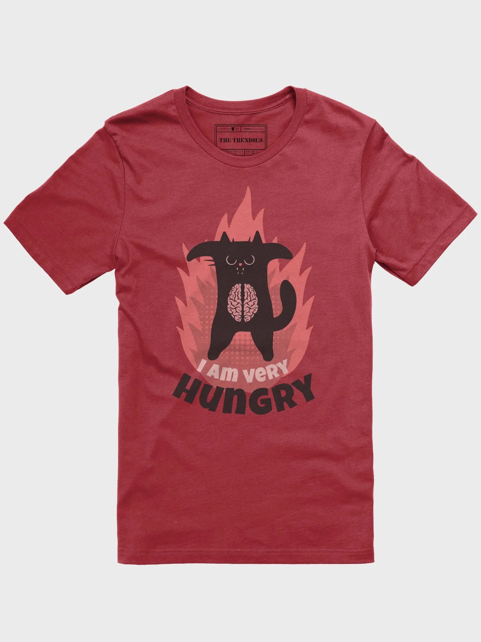 Hungry Mind Cat Graphic Tee product image (1)