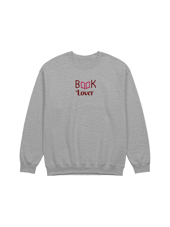 Book Lover Embroidered Crewneck Sweatshirt product image (1)