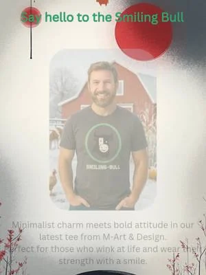 🐂 Say hello to the Smiling Bull! Minimalist charm meets bold attitude in our latest tee from M-Art & Design. Perfect for those who wink at life and wear their strength with a smile. #USATrend, #AmericanStyle, #FunnyAnimals, #WearableArt, #PrintOnDemand #AutumnVibes #CozySeason #EmbroideredStyle #FallFashionFinds #BeanieWeather #ToteGoals #SweaterSeason #HandcraftedThreads #FallSaleAlert #FourthwallShop #PODStyle #ArtOnApparel #SeasonalStitching #EthicalFashion #ShopSmall #Irish #irishdaily #t-shirt #bull