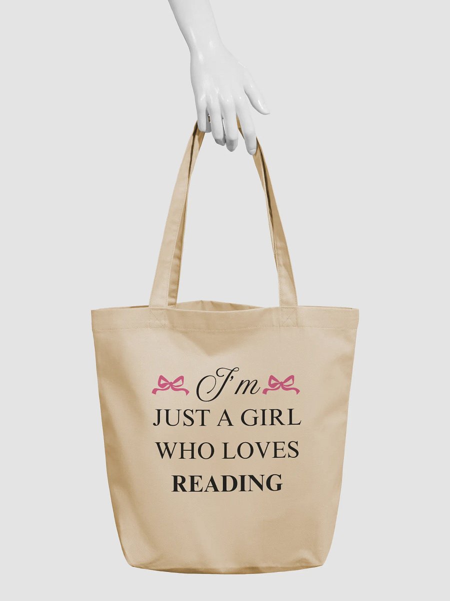 I'm Just a Girl Who Loves Reading Tote Bag product image (2)