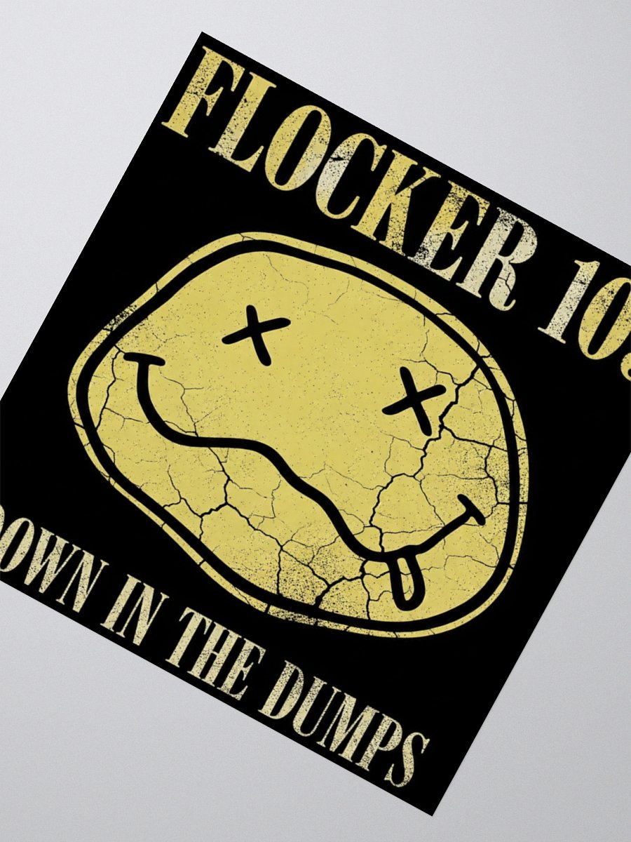 Flocker 109 "Cracked" Sticker product image (3)