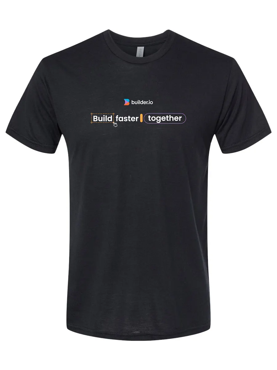 Builder.io - Build Faster Next Level T-Shirt product image (1)