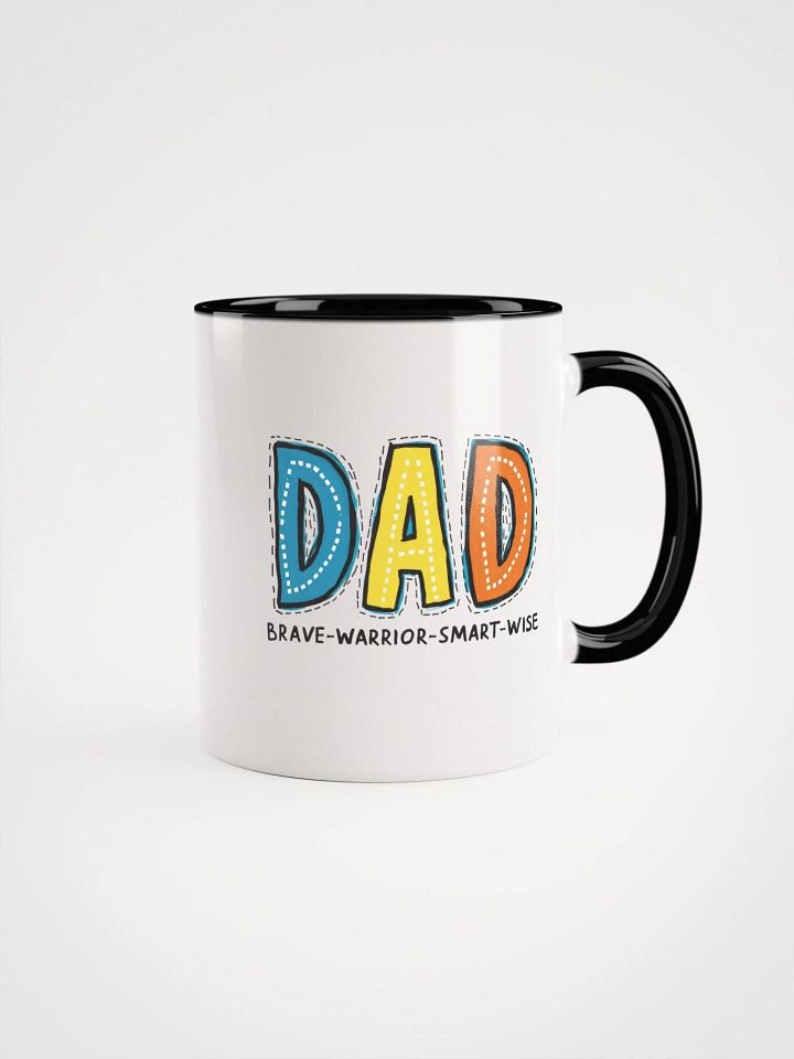 DAD- Brave, Warrior, Smart, Wise Coffee Mug product image (1)