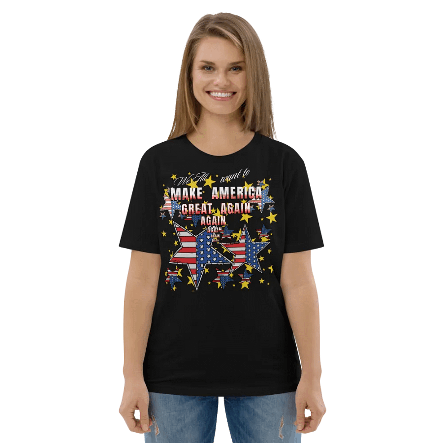Maga t shirts We all want to Make America Great again For all Americans. organic cotton TeesUp to 5XL unisex product image (7)