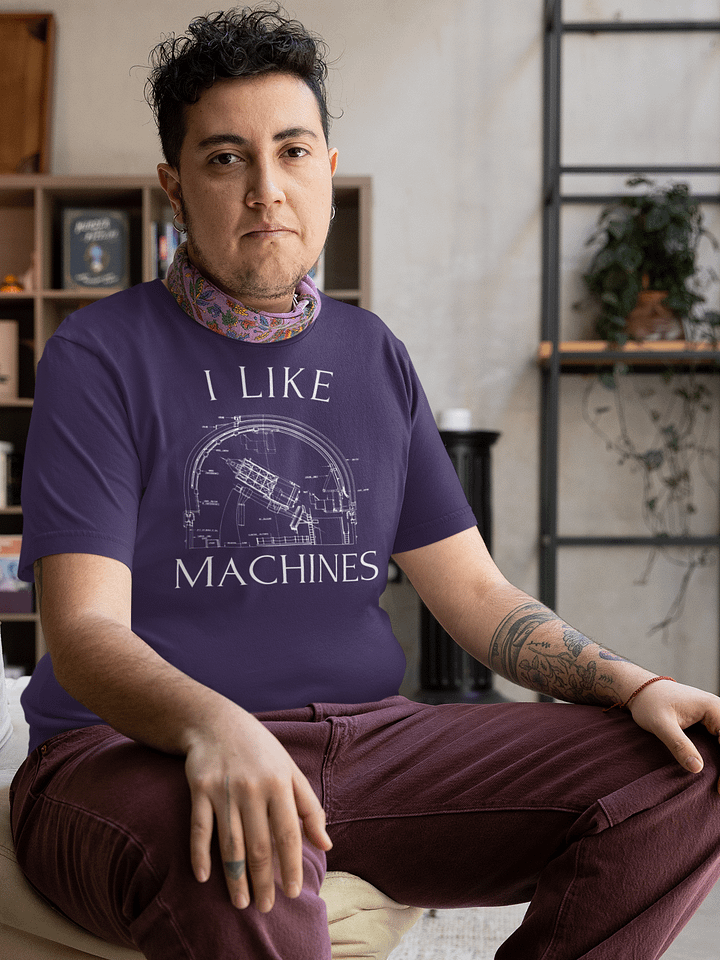 I Like Machines supersoft t-shirt product image (1)