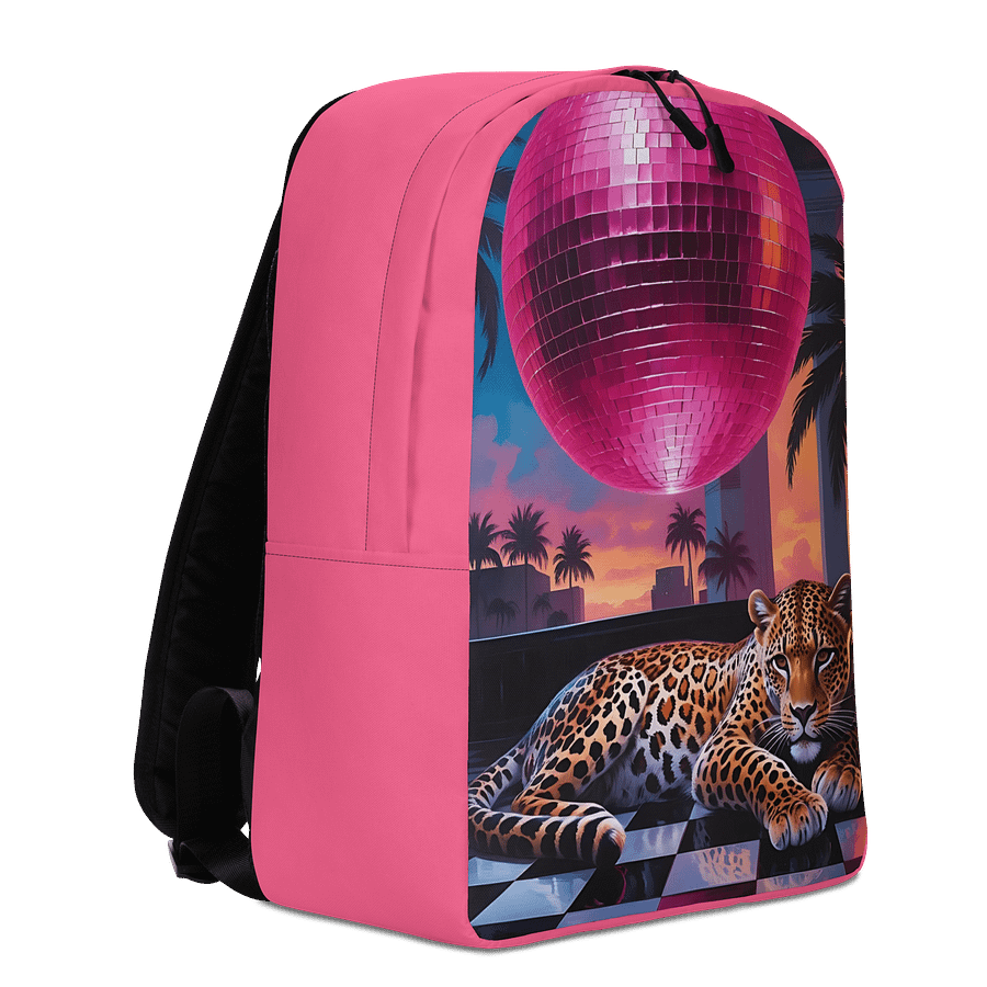 Tropical Disco Leopard All-Over Backpack product image (3)