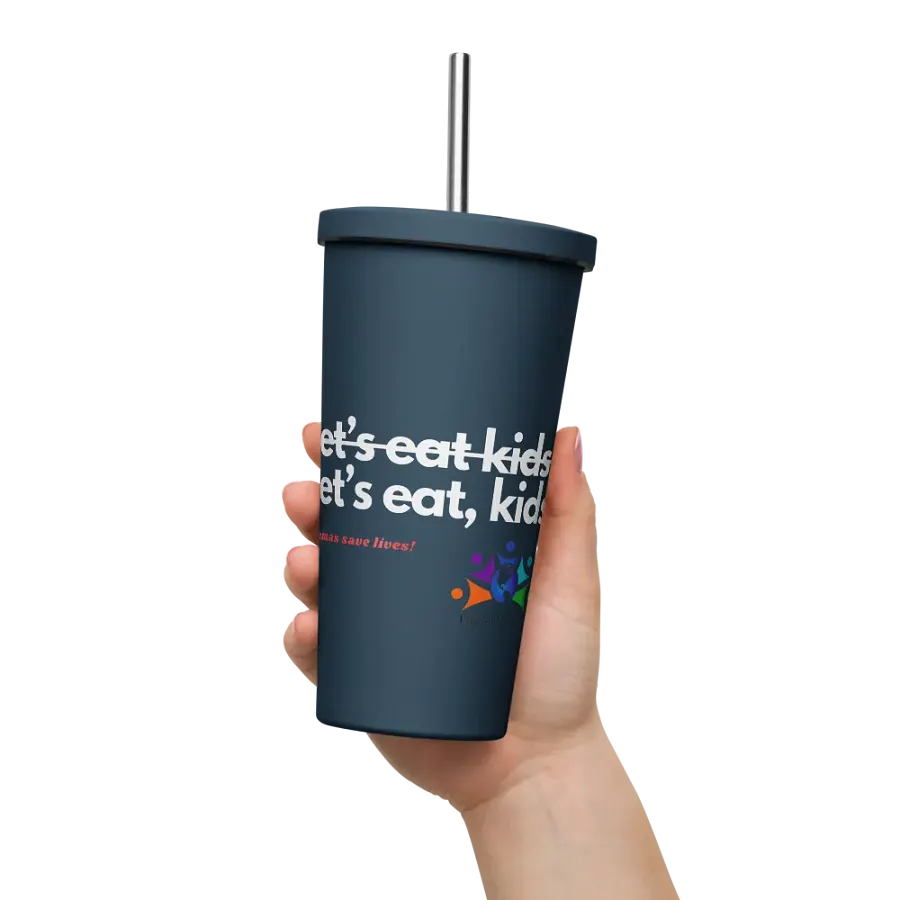 Commas Save Lives - tumbler w/straw product image (11)
