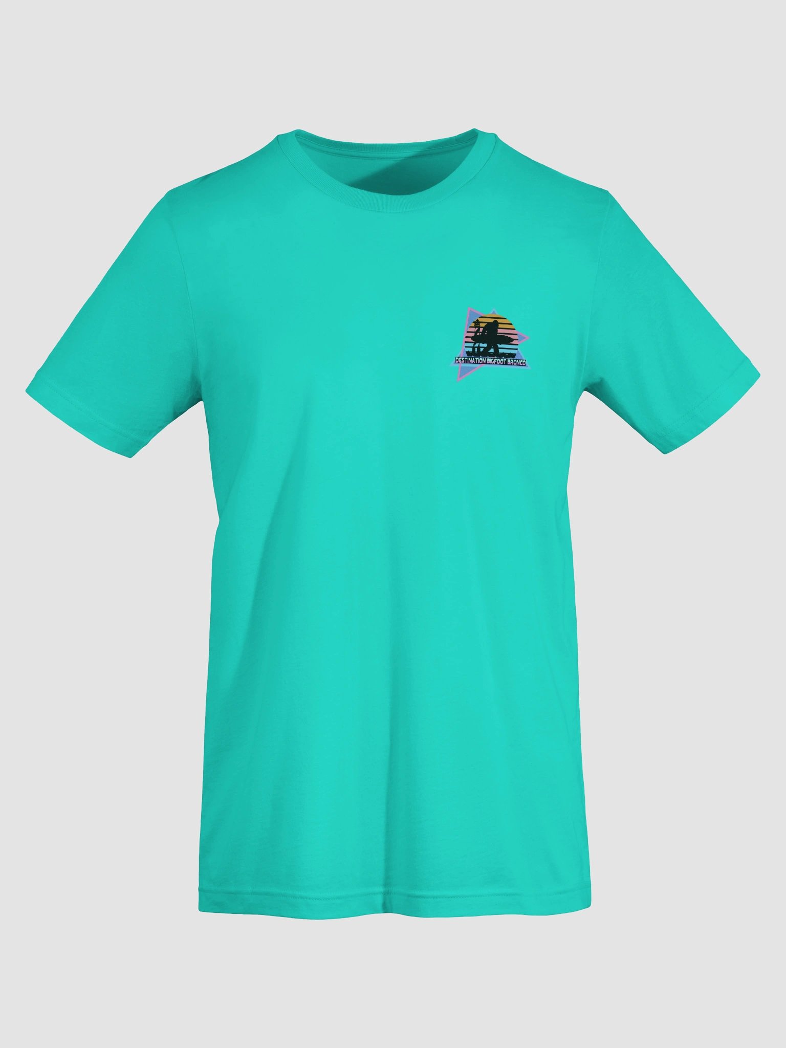 Destination Bigfoot Bronco Retro-Inspired T-Shirt (Teal) product image (7)