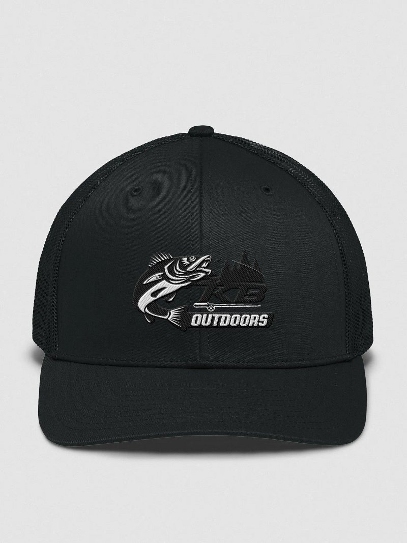 KBO LOGO TRUCKER HAT (BLACK OUT)