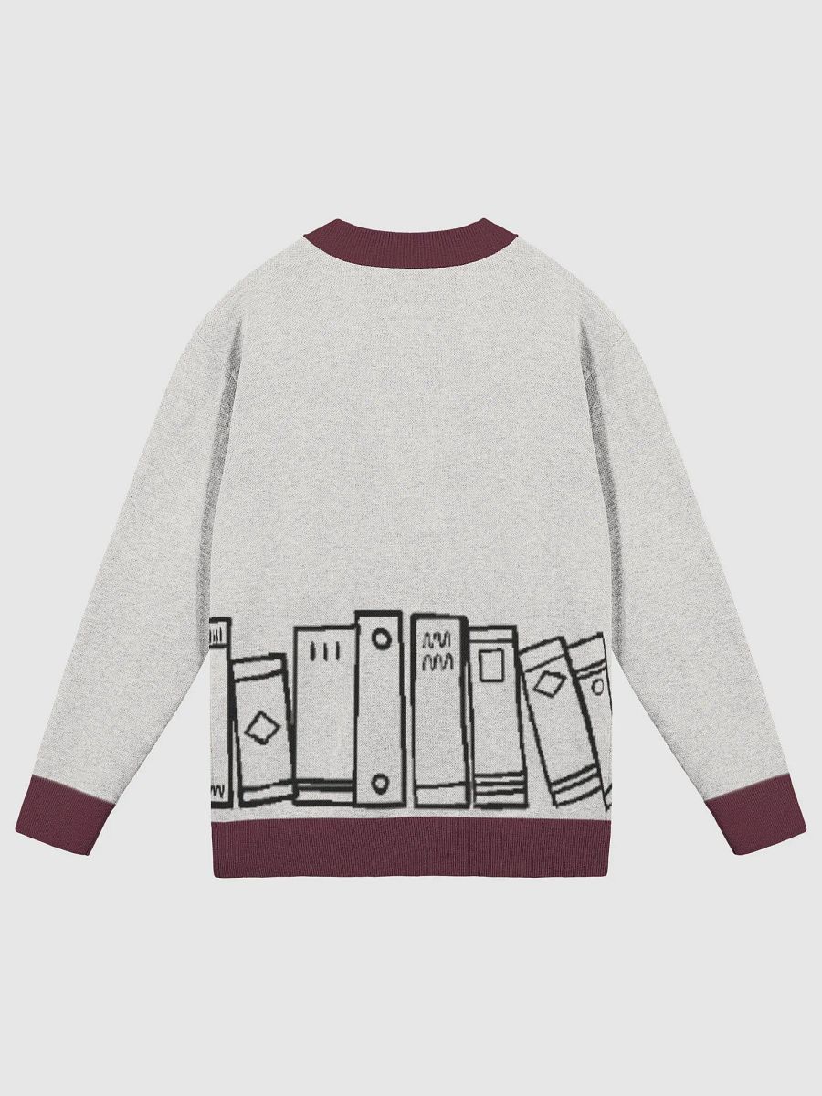 Squiddleton Cardigan - Bone & Bergundy product image (6)