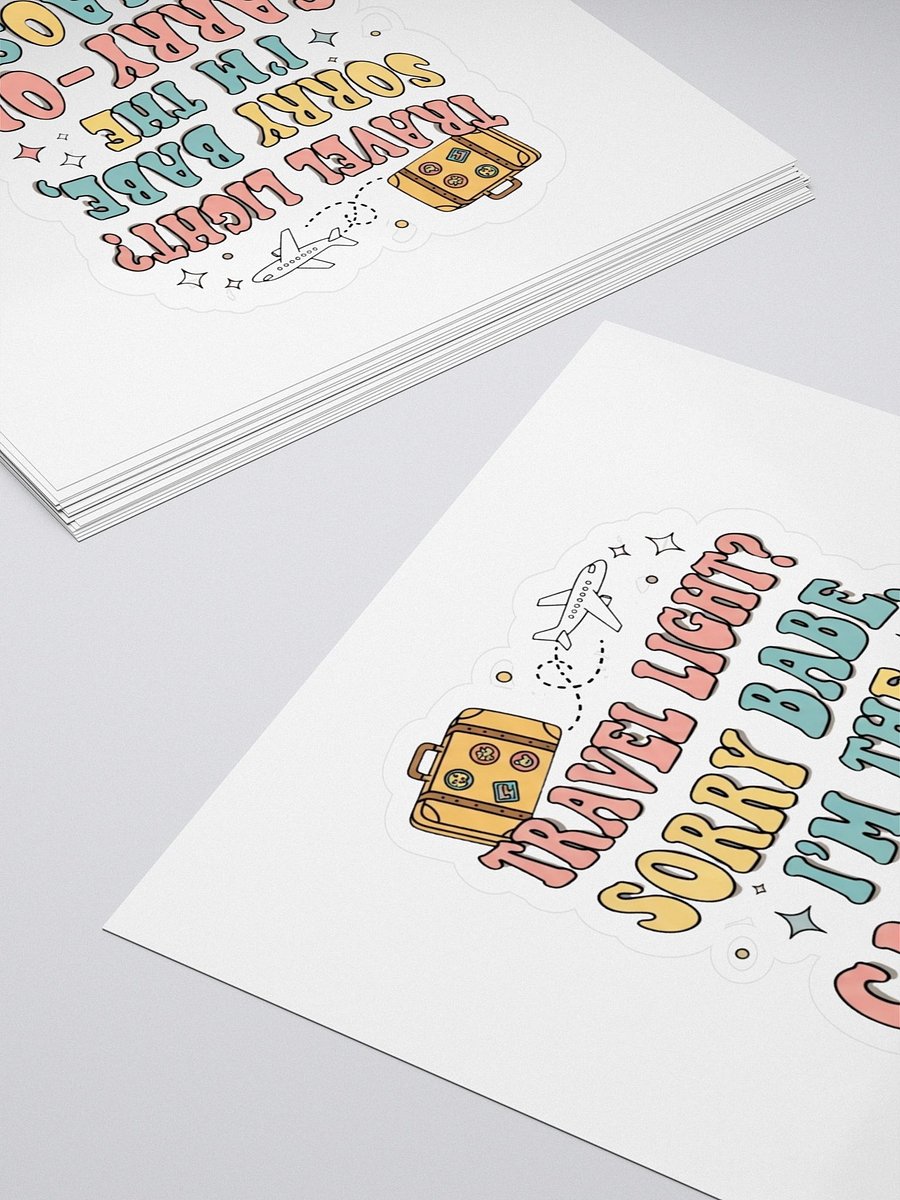 Vacation Mode Sticker – Carry-On Chaos Fun product image (4)