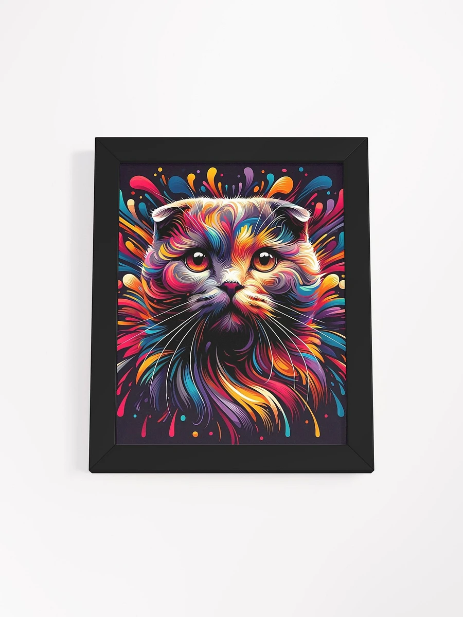 Framed High-Quality Matte Poster (in): Scottish Fold 3 product image (5)