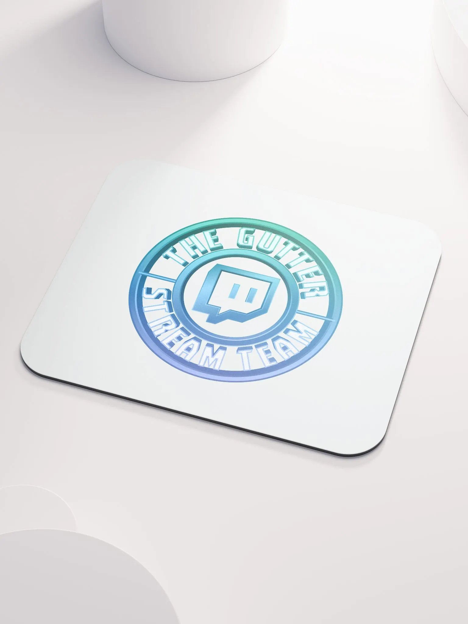 Gutter White Mouse Pad product image (3)