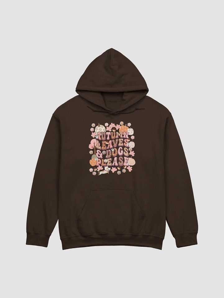 Autumn Leaves & Dogs Please Retro Design Hoodie product image (2)
