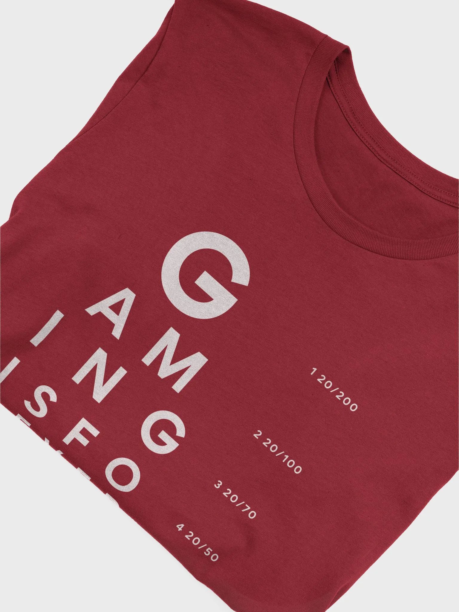 Gaming Is For Everyone - Eye Chart - Bella+Canvas Supersoft T-Shirt product image (3)