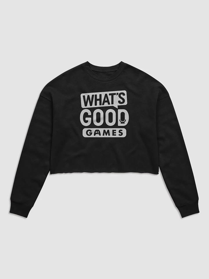 What's Good Games Crop Fleece Hoodie product image (1)