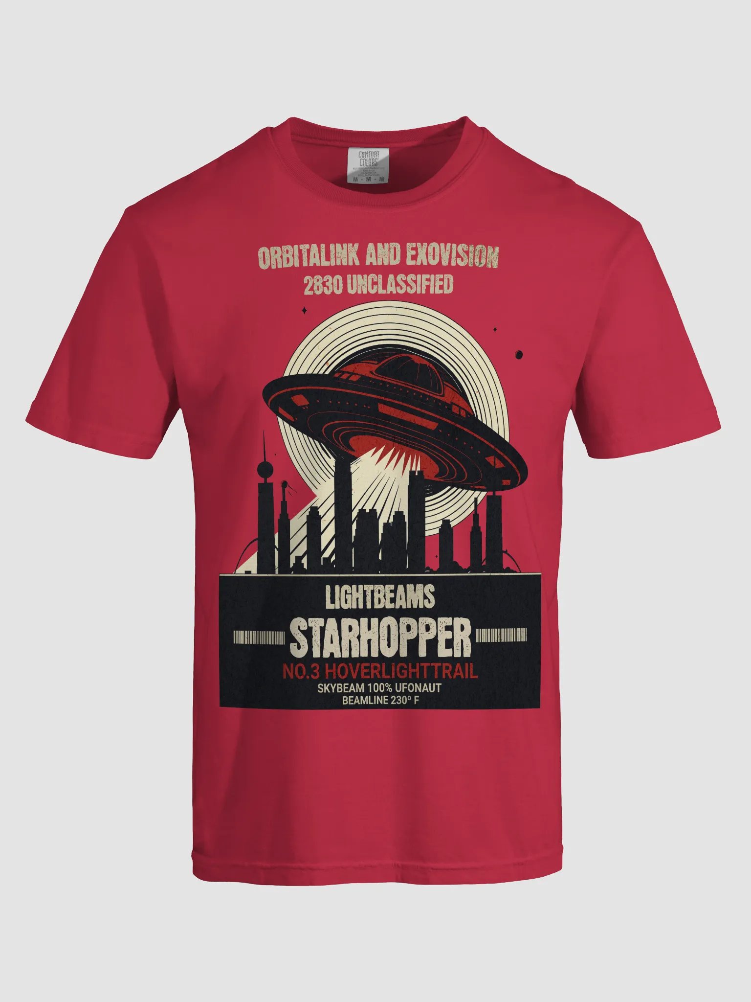 Galactic Lightbeam UFO T-Shirt product image (5)