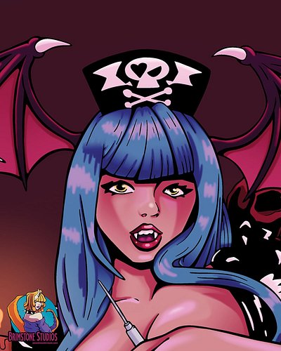 Recently, I had the opportunity to work with cosplayer @usatamecosplay on this amazing #Darkstalkers piece! It debuts next we...