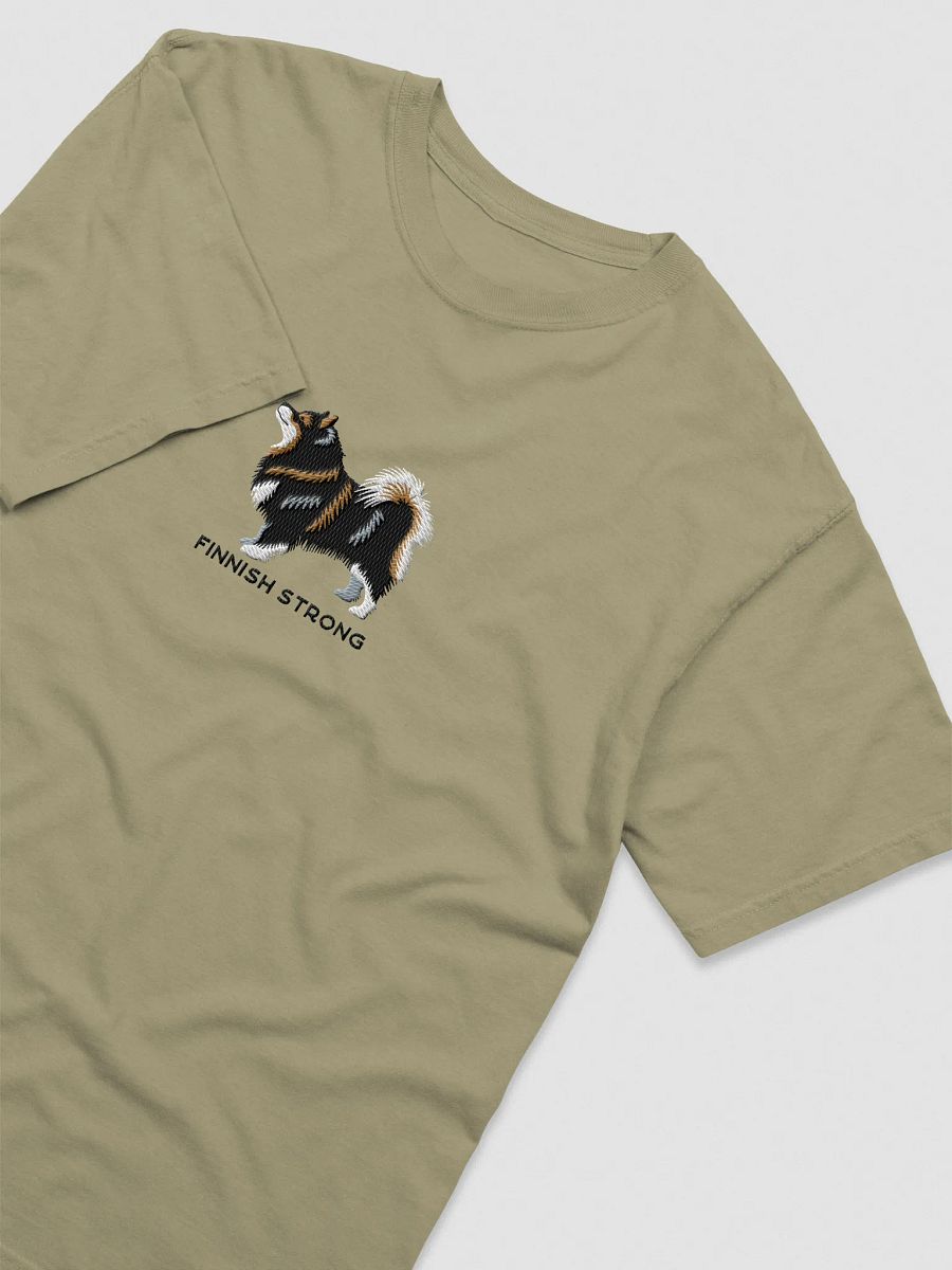 Finnish Strong T-Shirt(Embroidered) of a Finnish Lapphund product image (3)