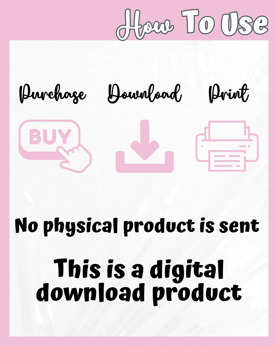 Pink Streaming Planner Printable product image (7)