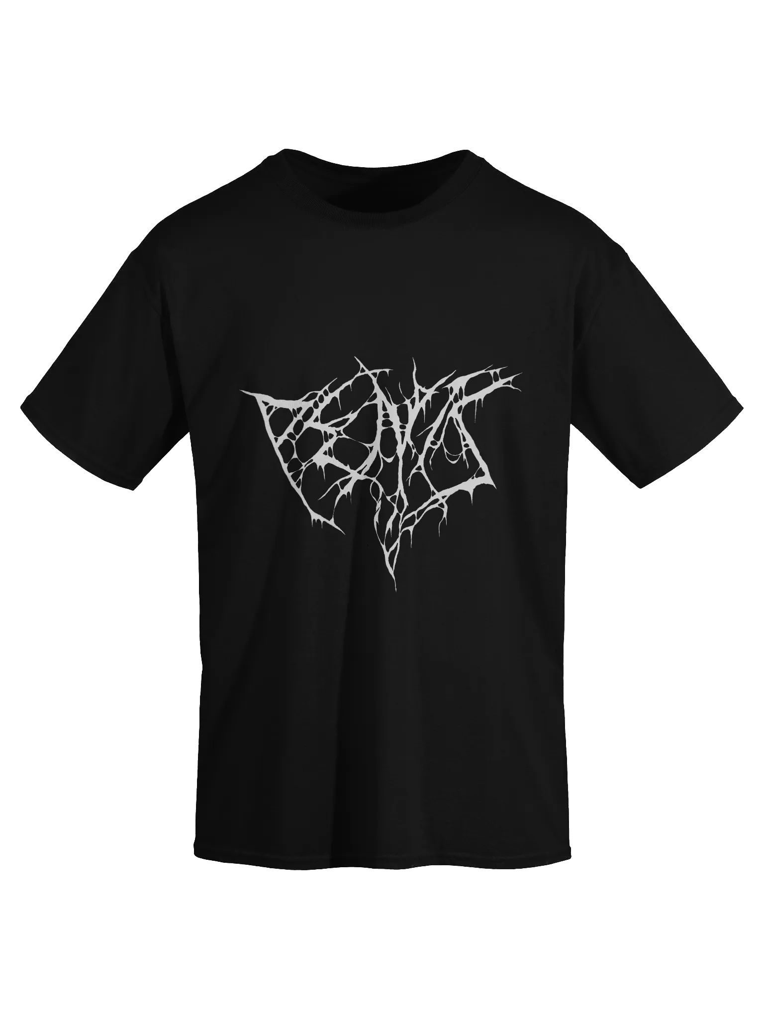 Band logo (white) unisex tee product image (7)
