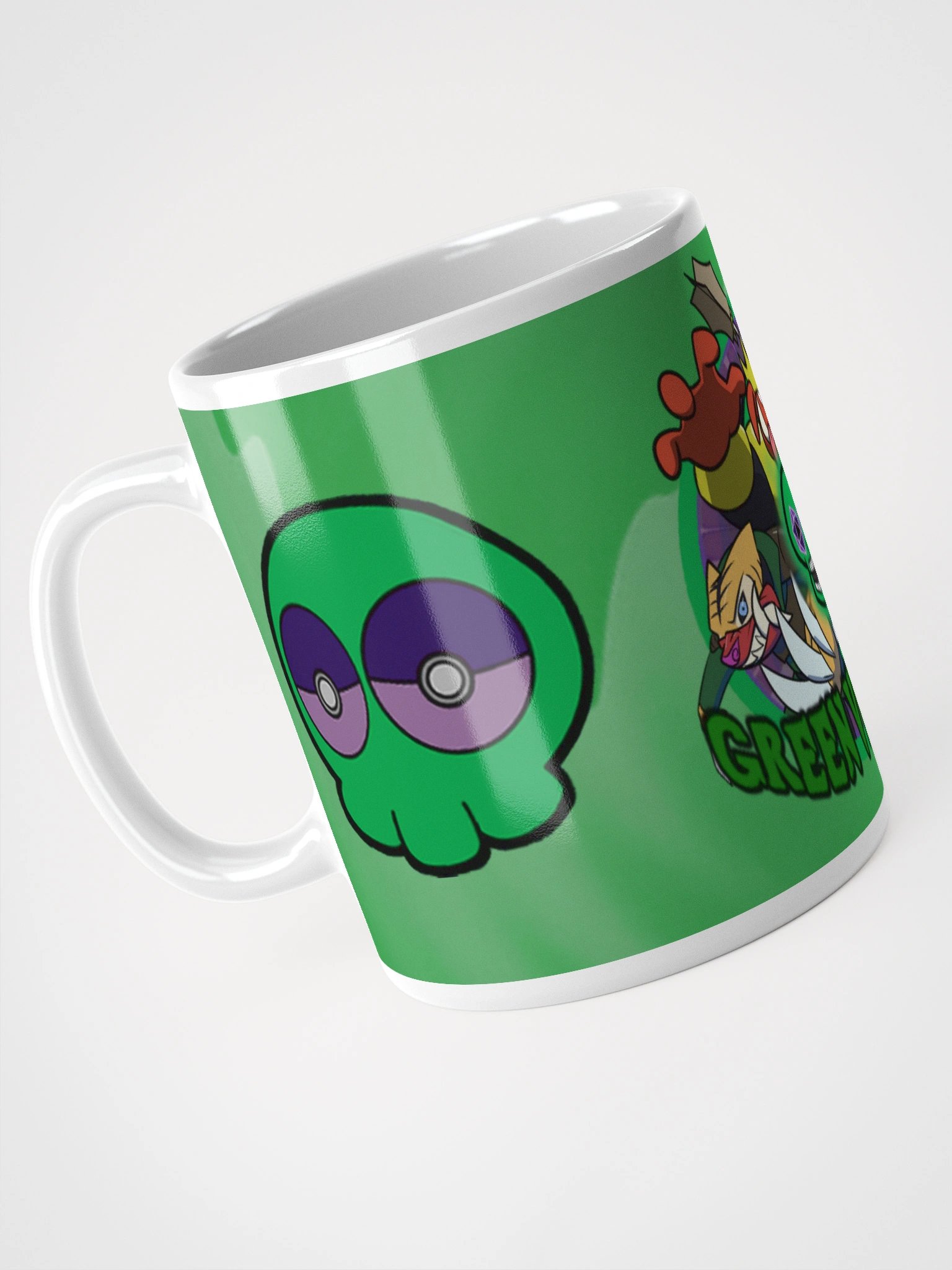 Green Villain White Mug! product image (9)